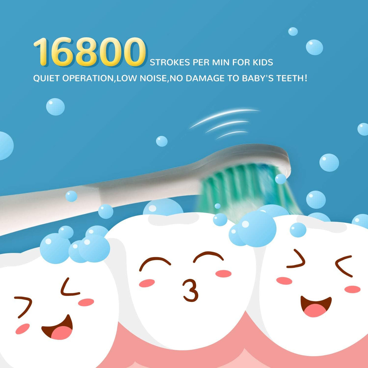 Apiyoo A7 Sonic Electric Kids Toothbrush | Electric Toothbrush | Tradeo Shopping