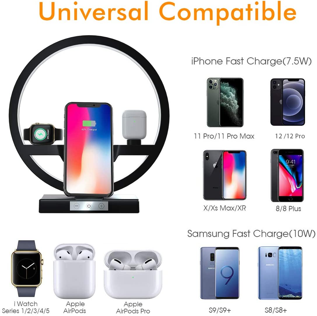 Multi Function Phone Stand 3 in 1 With Lamp