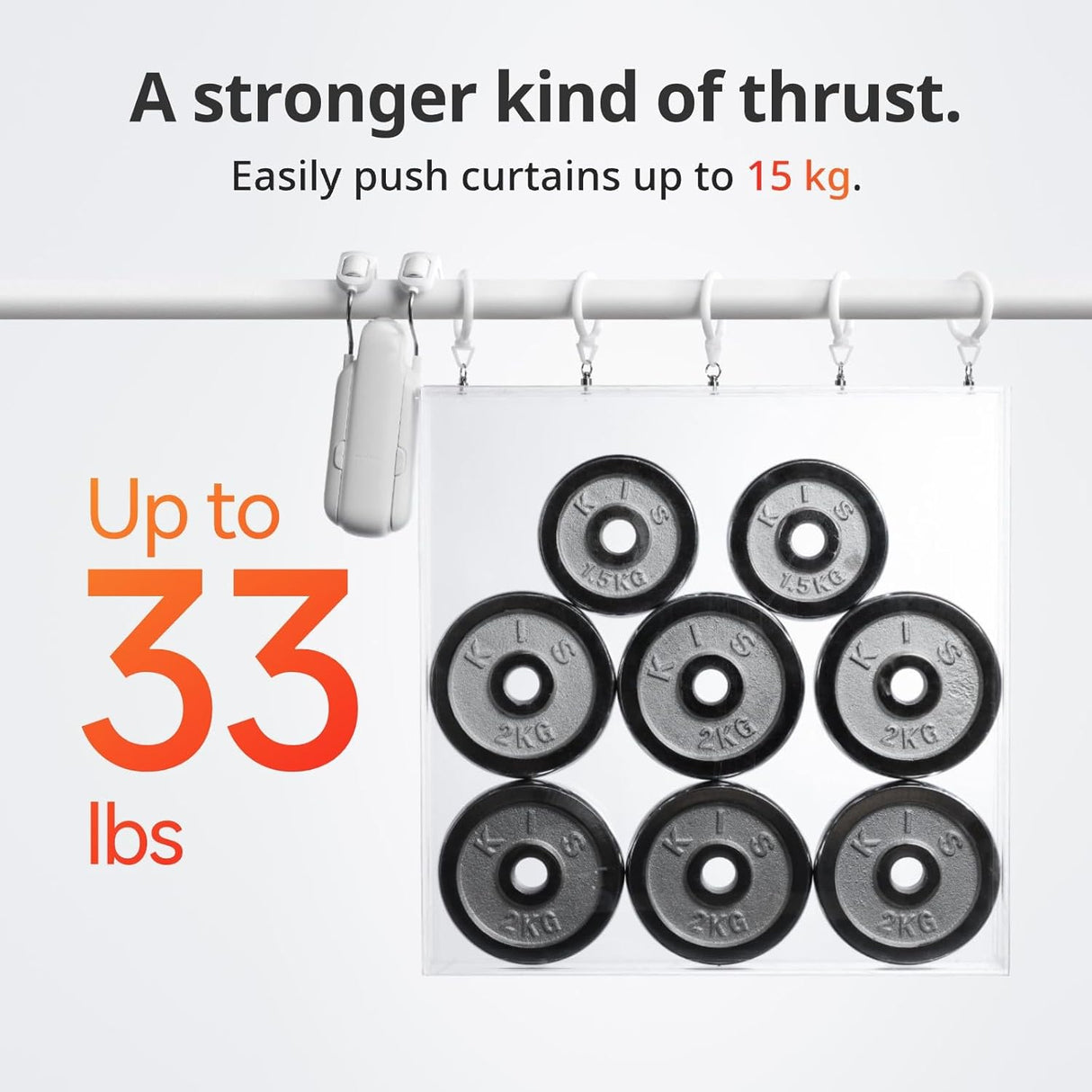 Curtain 3 Rod Smart Automatic Curtain Opener by SwitchBot