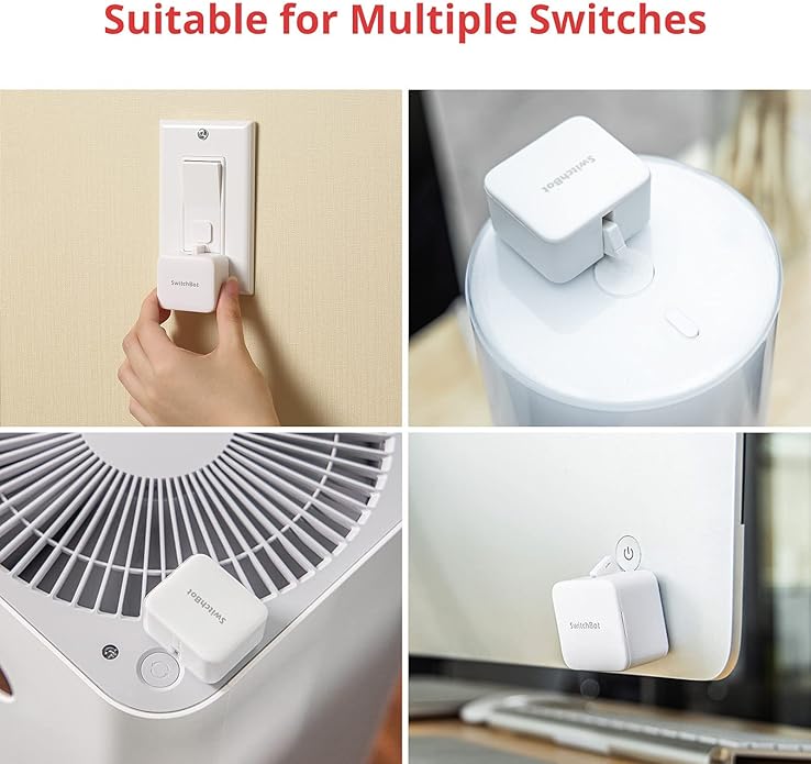 Smart Button S1 for Switch On/Off (White) by SwitchBot