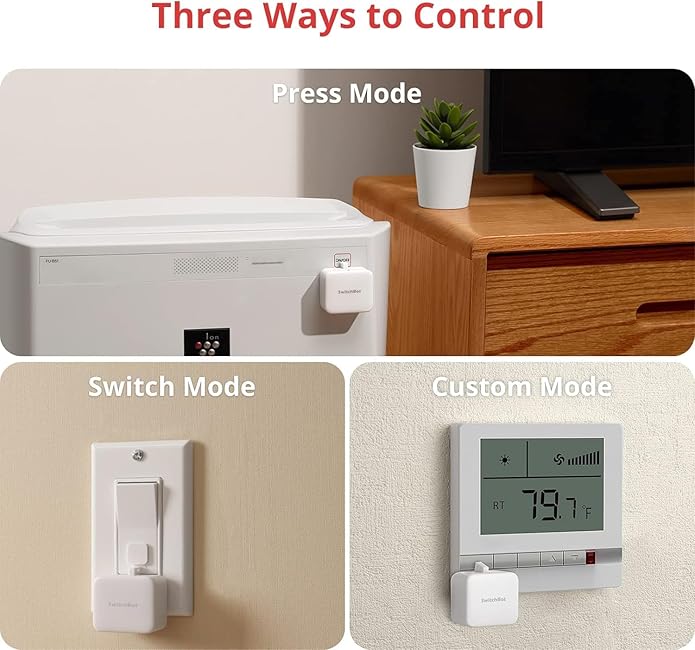 Smart Button S1 for Switch On/Off (White) by SwitchBot