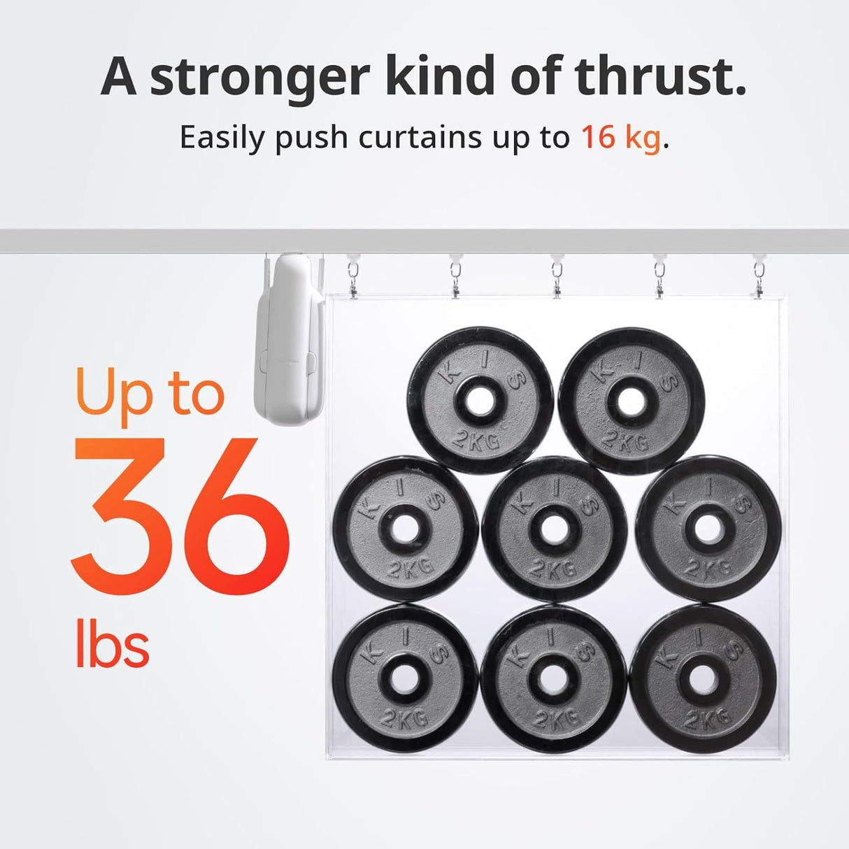 Curtain 3 U Rail- Smart Automatic Curtain Opener by SwitchBot