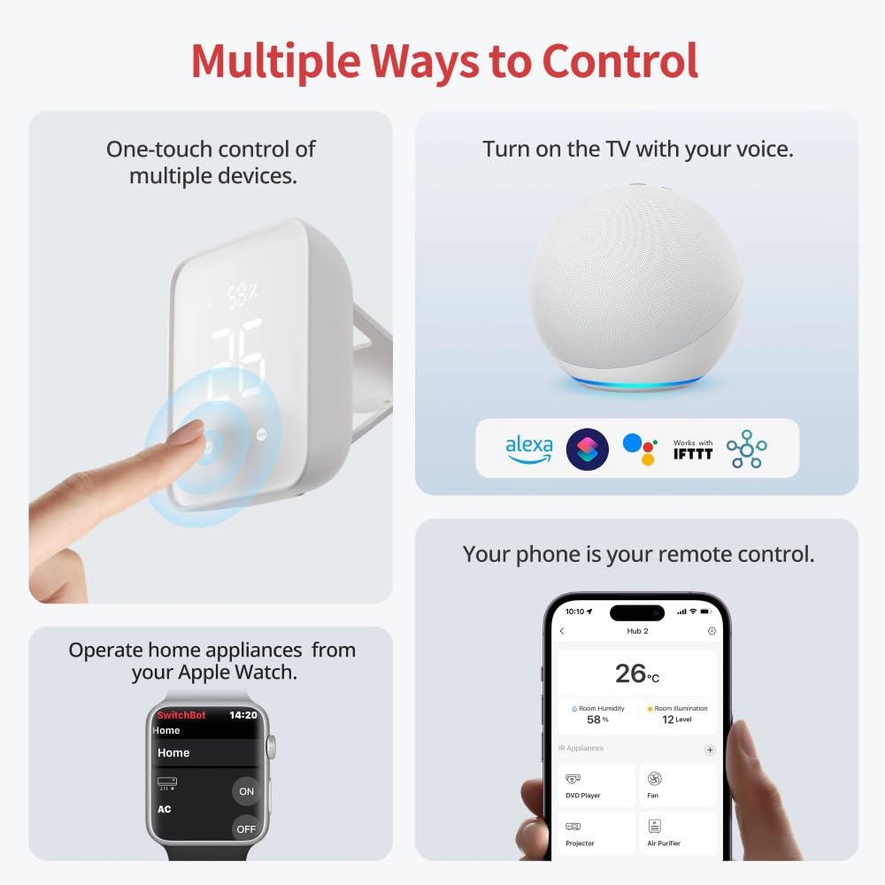 Hub-2 Smart Wi-Fi Remote Control Hub by SwitchBot