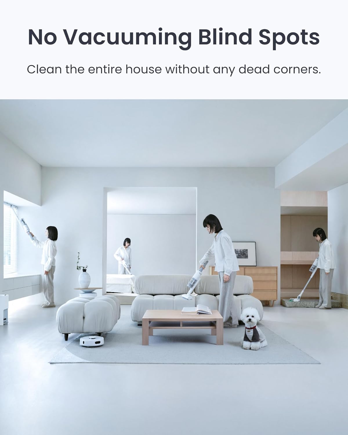Robot Vacuum and Cordless Vacuum Cleaner K10+ Pro Combo by Switchbot