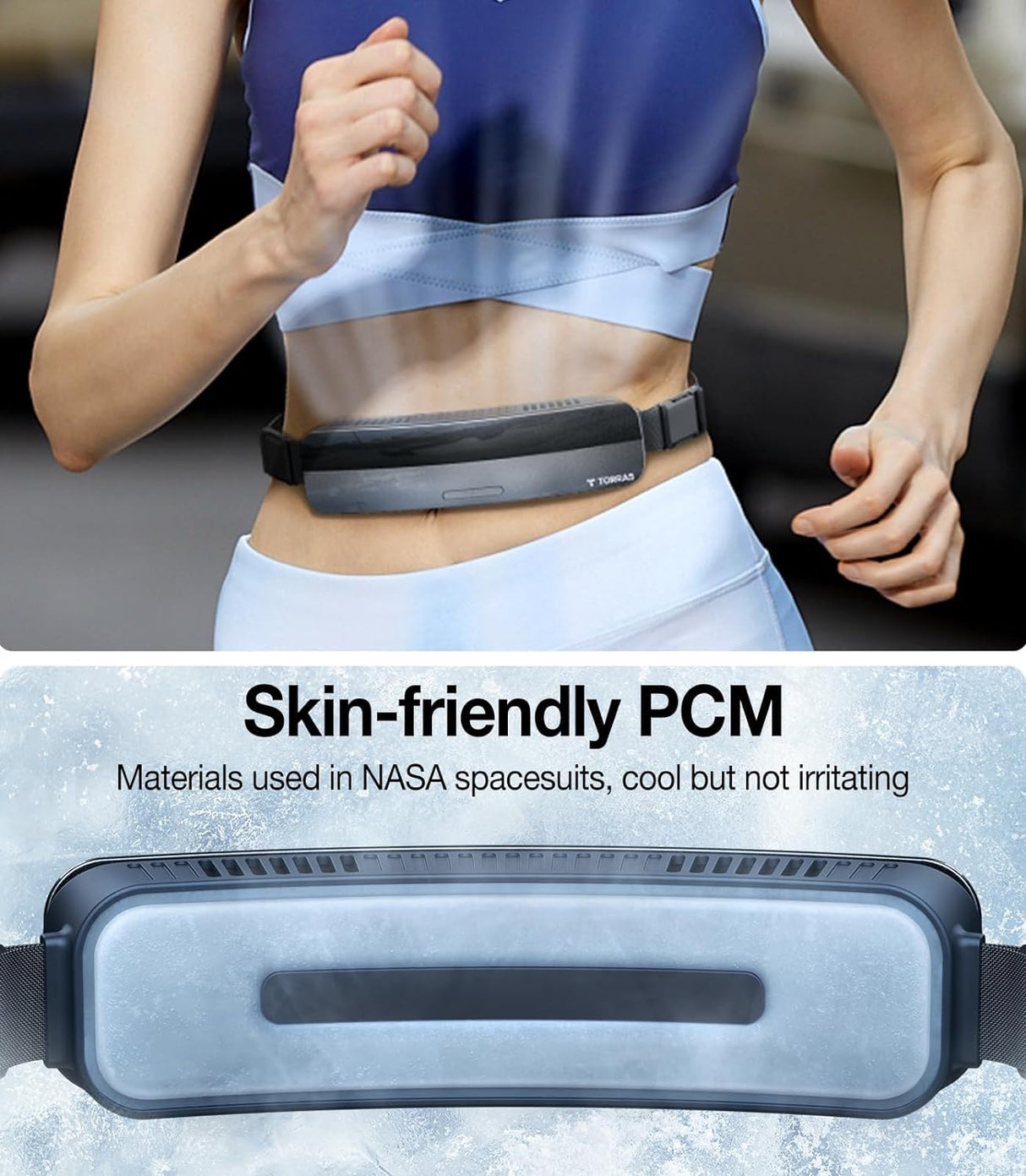 TORRAS COOLiFY ZONE Wearable Waist Belt Fan