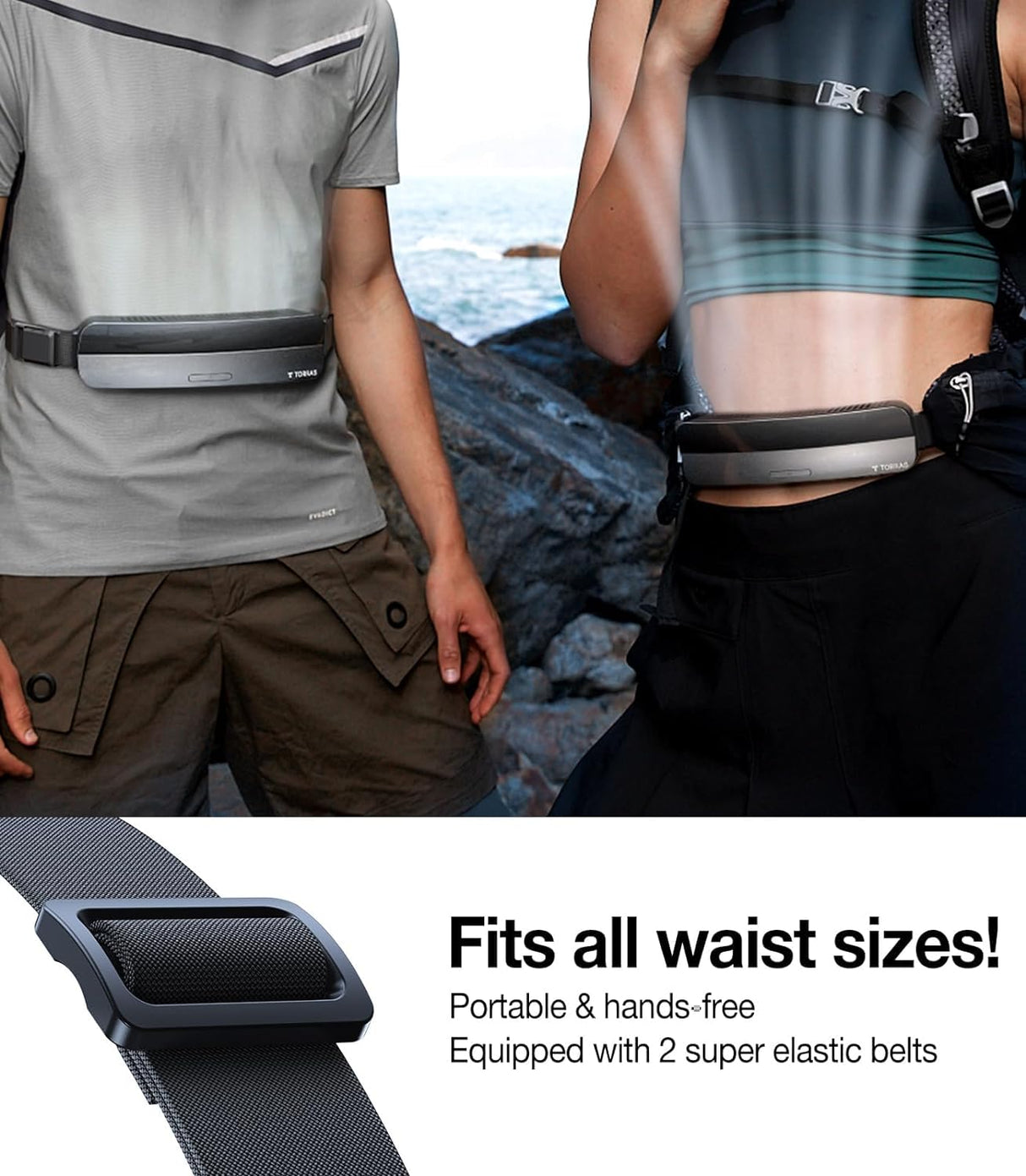 TORRAS COOLiFY ZONE Wearable Waist Belt Fan