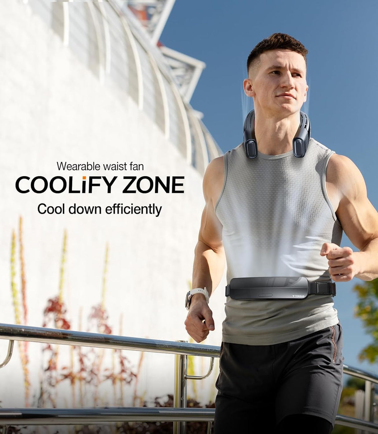 TORRAS COOLiFY ZONE Wearable Waist Belt Fan