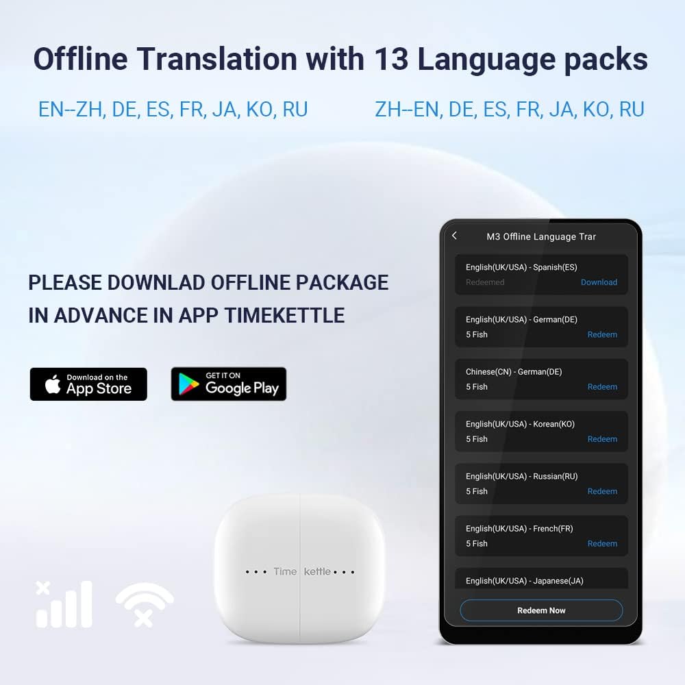 Timekettle M3 Translator Earbuds | Translator Device | Tradeo Shopping