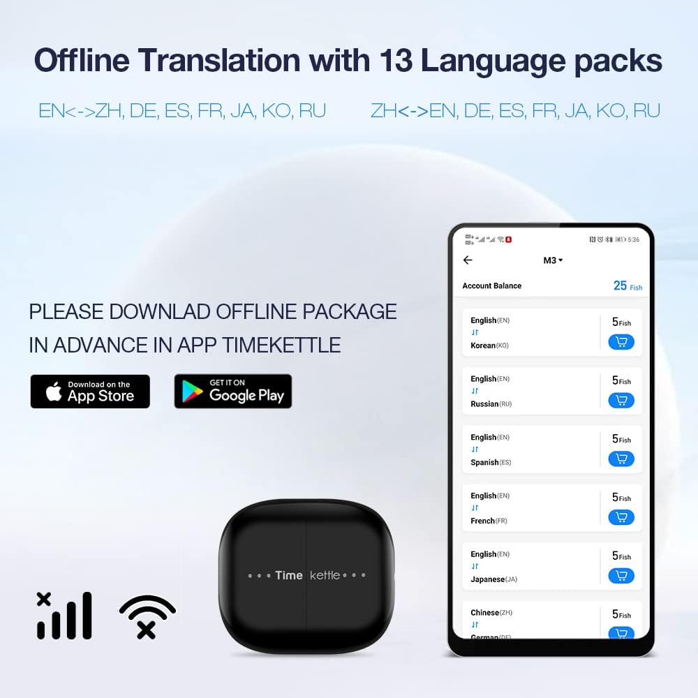 Timekettle M3 Translator Earbuds | Translator Device | Tradeo Shopping