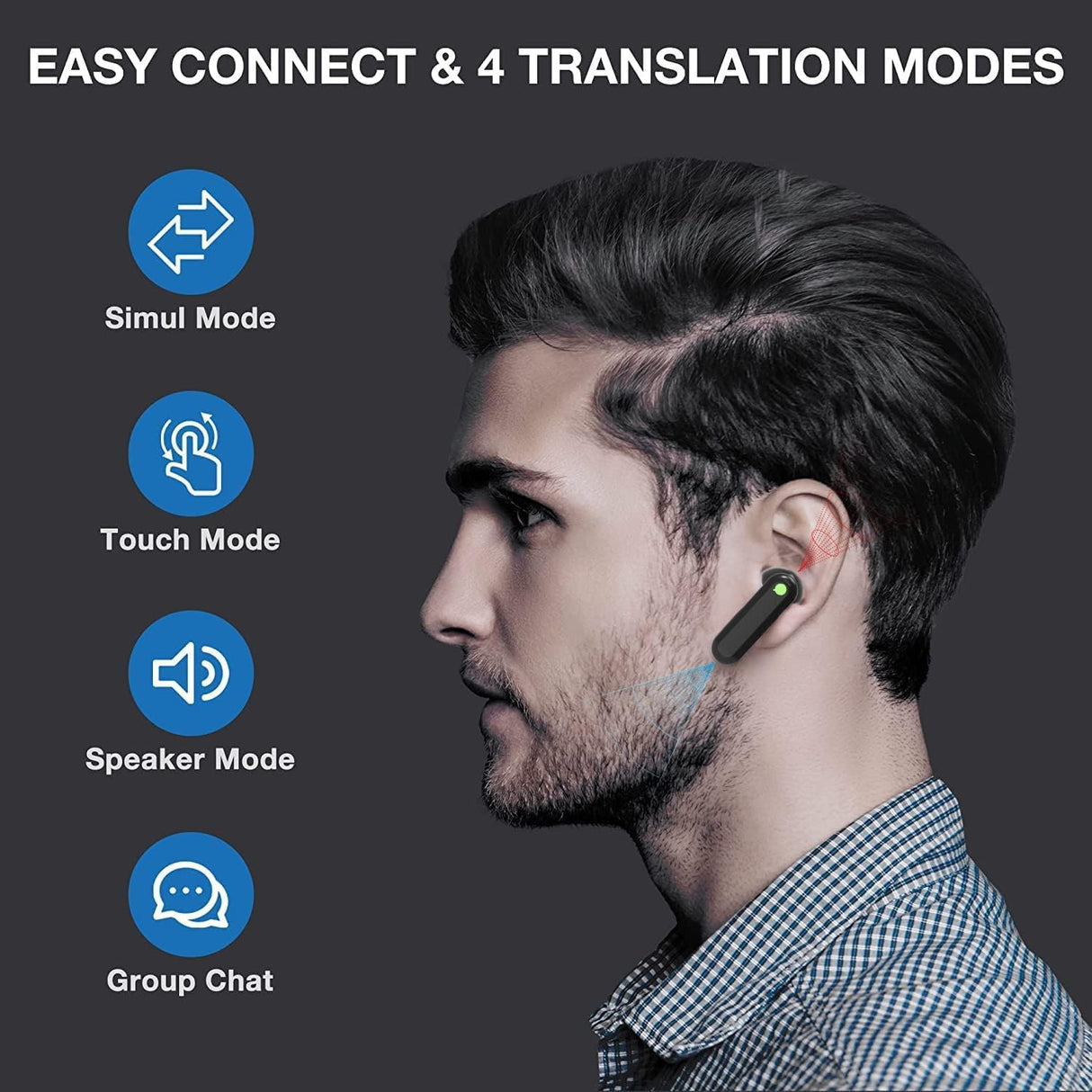 Timekettle Language Translator Device – WT2 Edge Real-time Earbud Translator (Offline Ready) | Translator Device | Tradeo Shopping