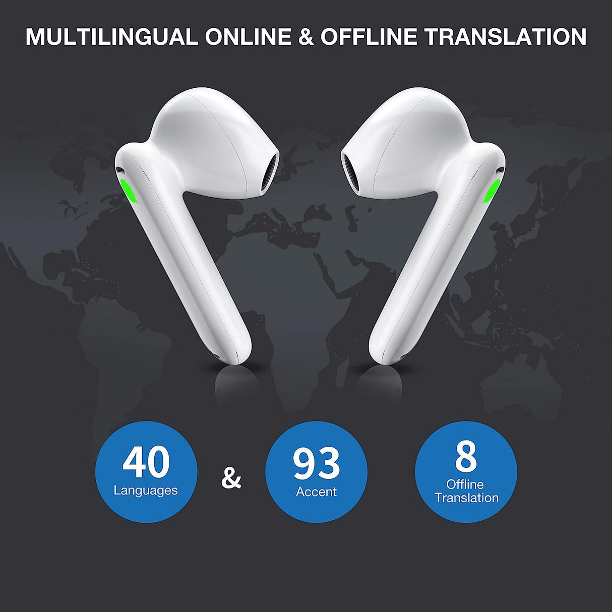 Timekettle Language Translator Device – WT2 Edge Real-time Earbud Translator (Offline Ready) | Translator Device | Tradeo Shopping