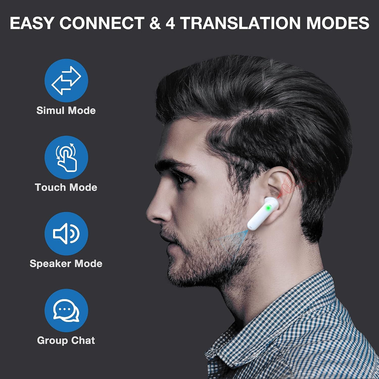 Timekettle Language Translator Device – WT2 Edge Real-time Earbud Translator (Offline Ready) | Translator Device | Tradeo Shopping