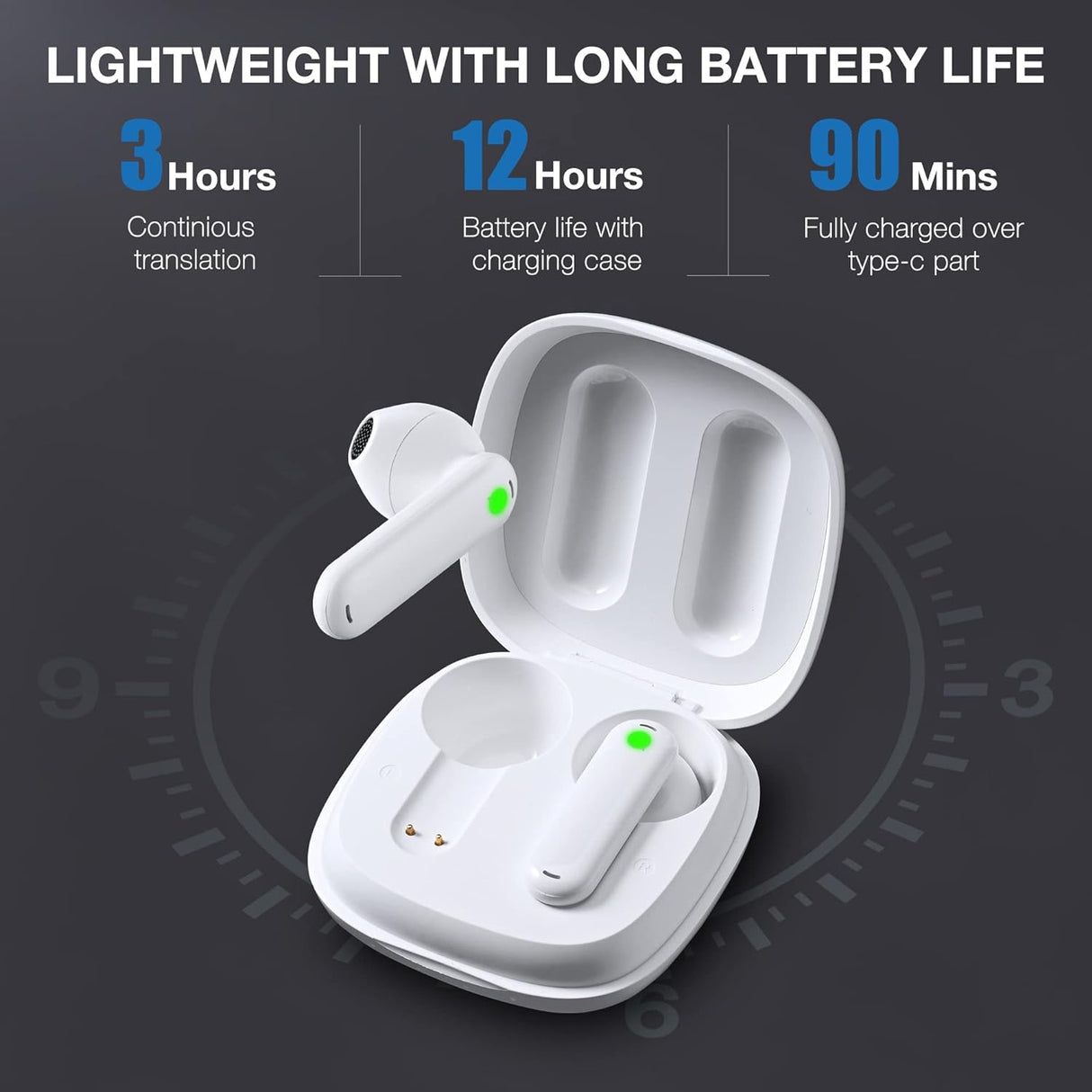 Timekettle Language Translator Device – WT2 Edge Real-time Earbud Translator (Offline Ready) | Translator Device | Tradeo Shopping