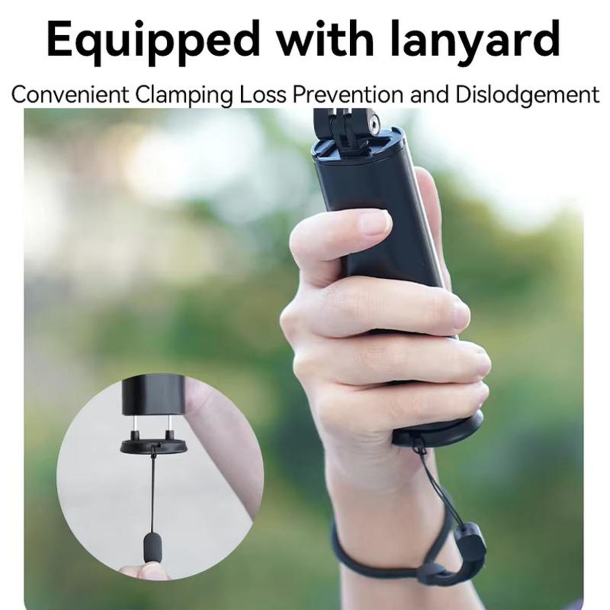 Travel Phone Holder – Foldable Clip with Tripod Mount by TELESIN