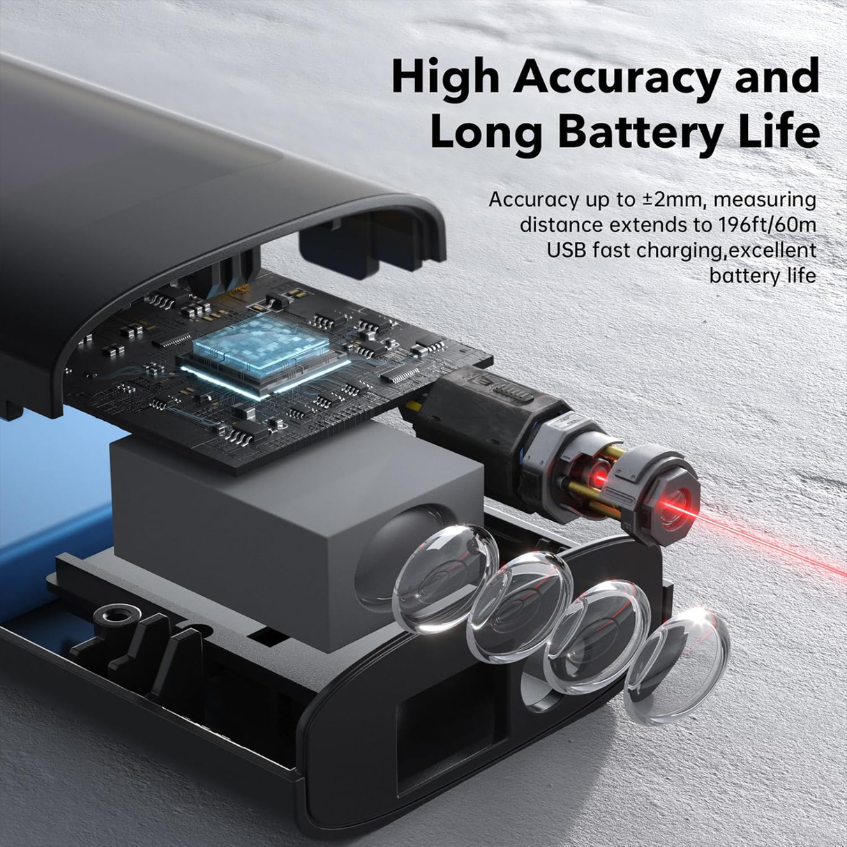 True Sense ABS Laser Distance Meter