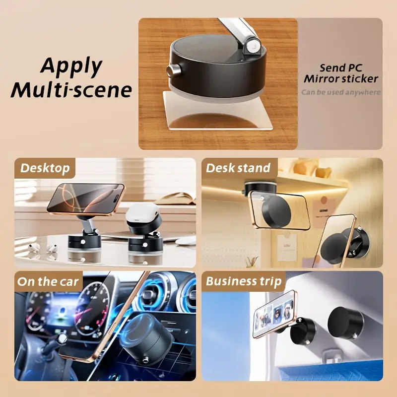 Vacuum Suction Magnetic Car Phone Holder A2 | Phone Holder | Tradeo Shopping