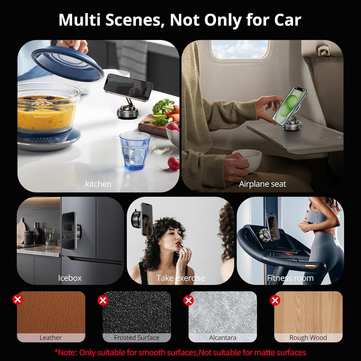 Vacuum Suction Magnetic Phone Holder G712
