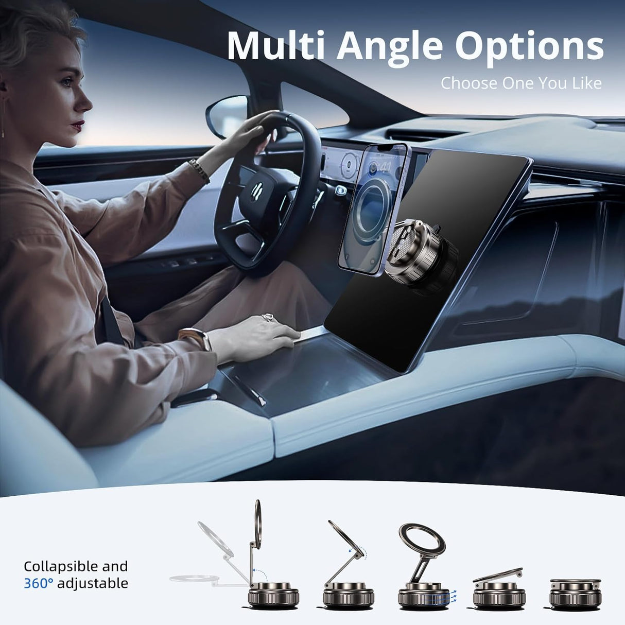 Vacuum Suction Magnetic Phone Holder G712