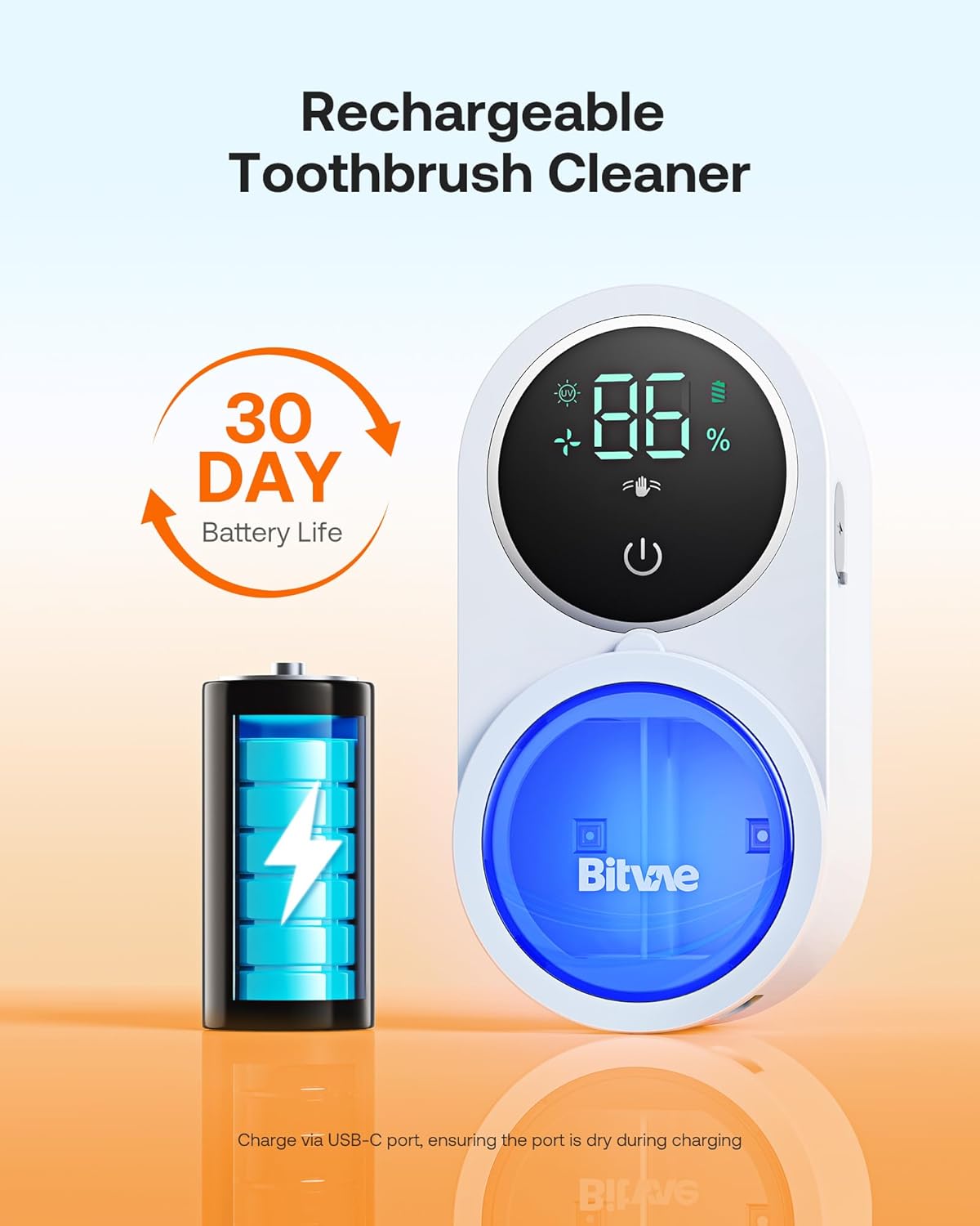 Wall Mount Toothbrush Sterilizer X122 by Bitvae