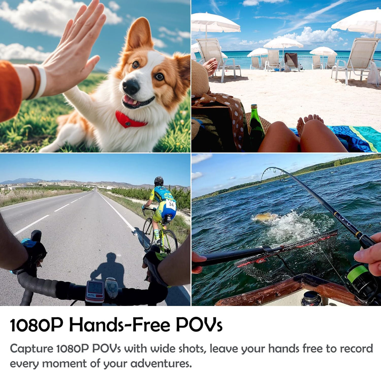 Wearable Mini Sports Camera 4K Wi-Fi Action Camera