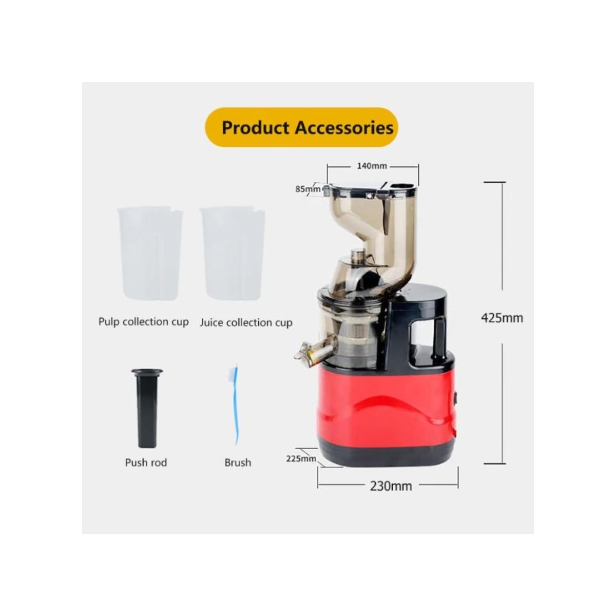 Compact Cold Press Masticating Slow Juicer