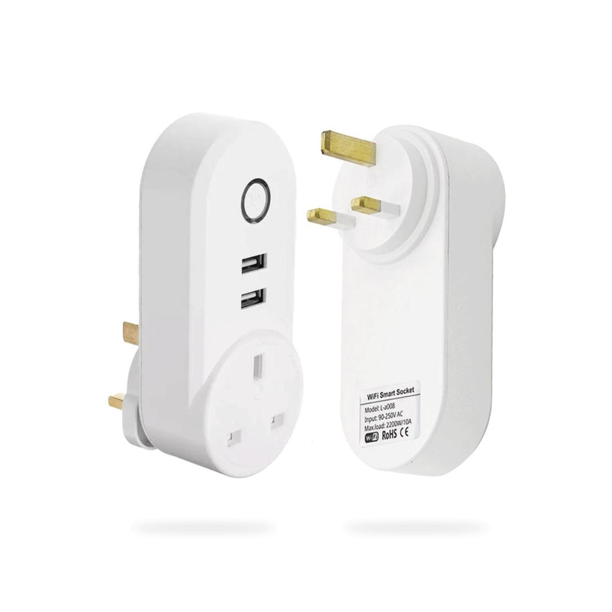 Porodo Lifestyle Dual USB-Port Smart Wifi