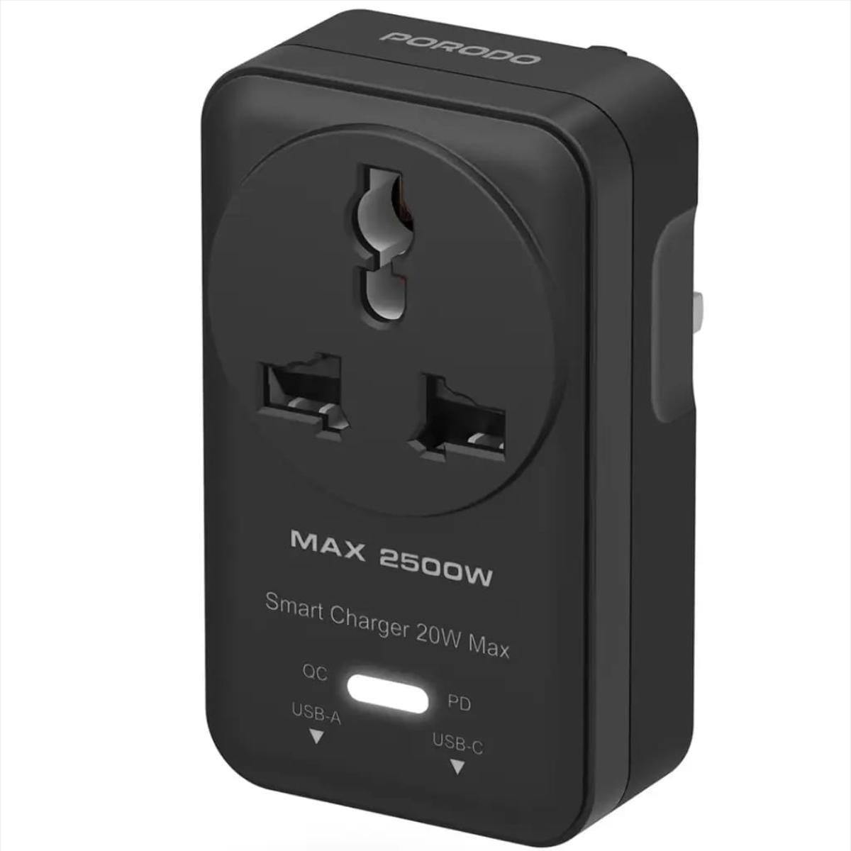 Porodo Velocitas Universal AC Wall Socket