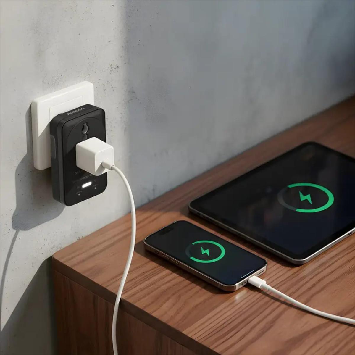 Porodo Velocitas Universal AC Wall Socket