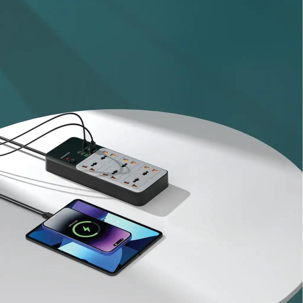 Porodo 3000W | 6AC Universal Power Strip