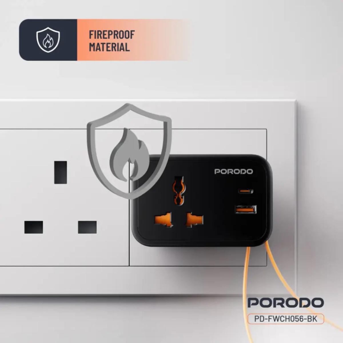 Porodo Universal Wall Sockets