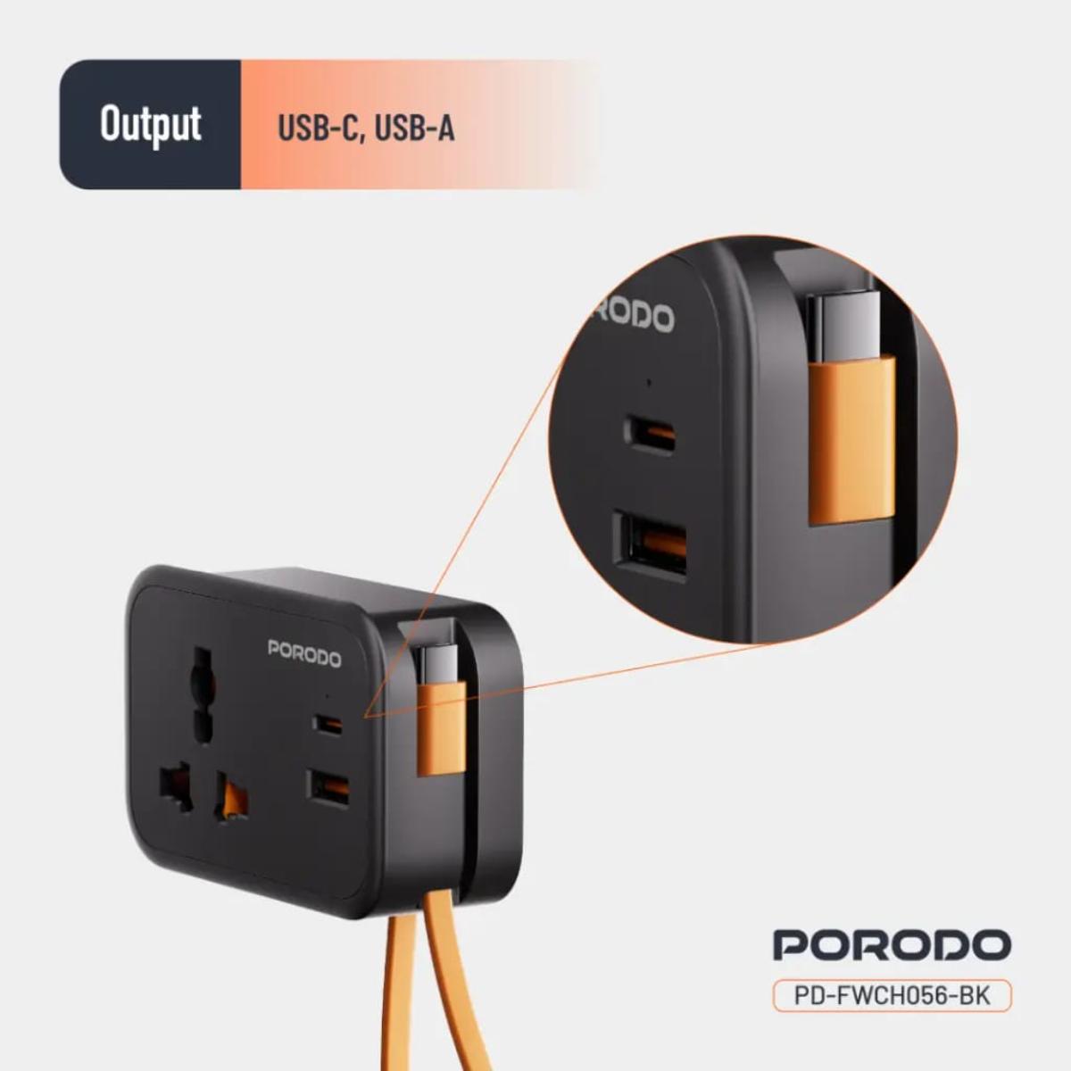 Porodo Universal Wall Sockets