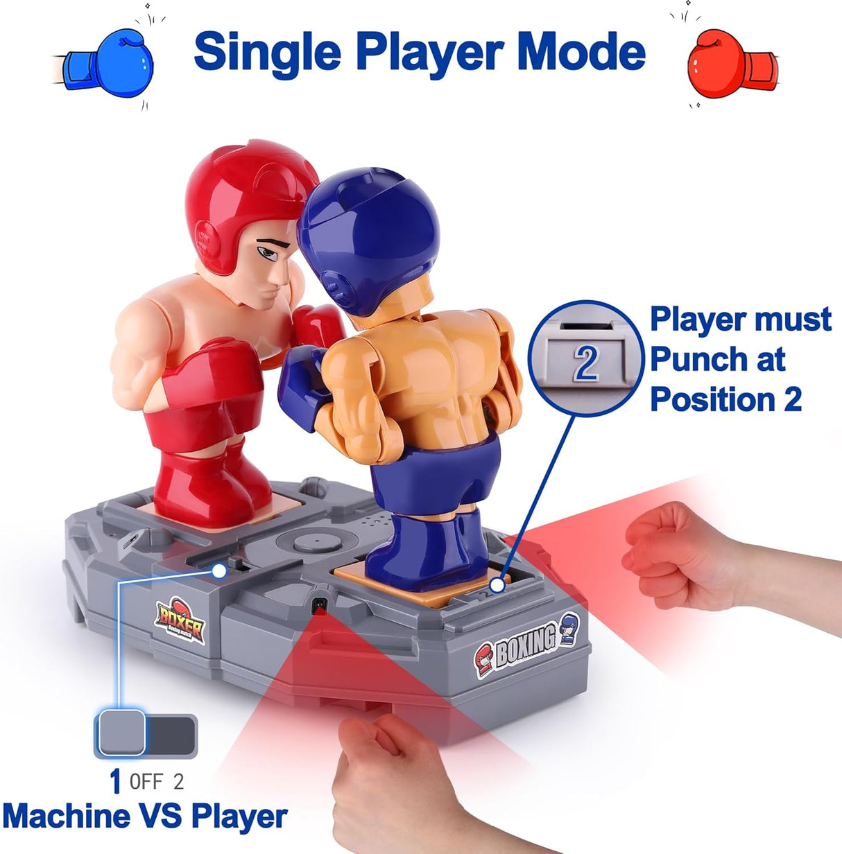 Electronic Boxing Toys - Wrestling Battle Bots Kids Board Game | Kids Toy | Tradeo Shopping