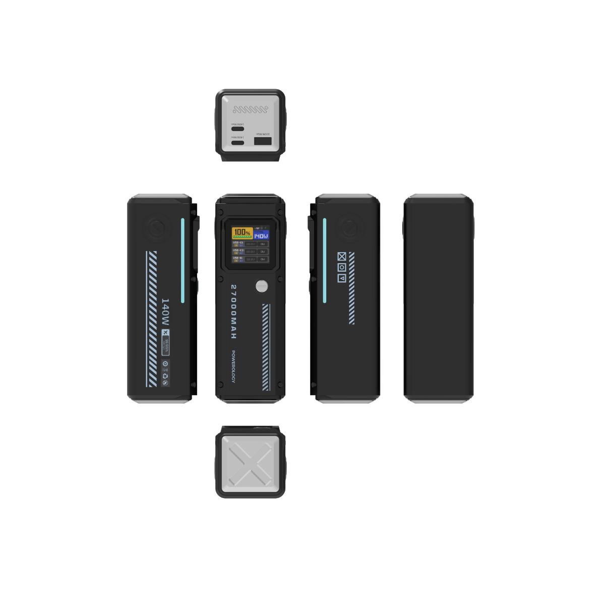 Powerology 27000mAh Smart Display Power Bank