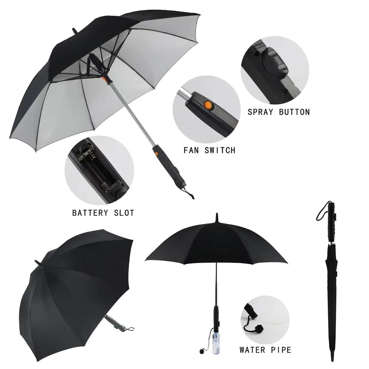 Multifunctional Cooling Mist Fan Umbrella