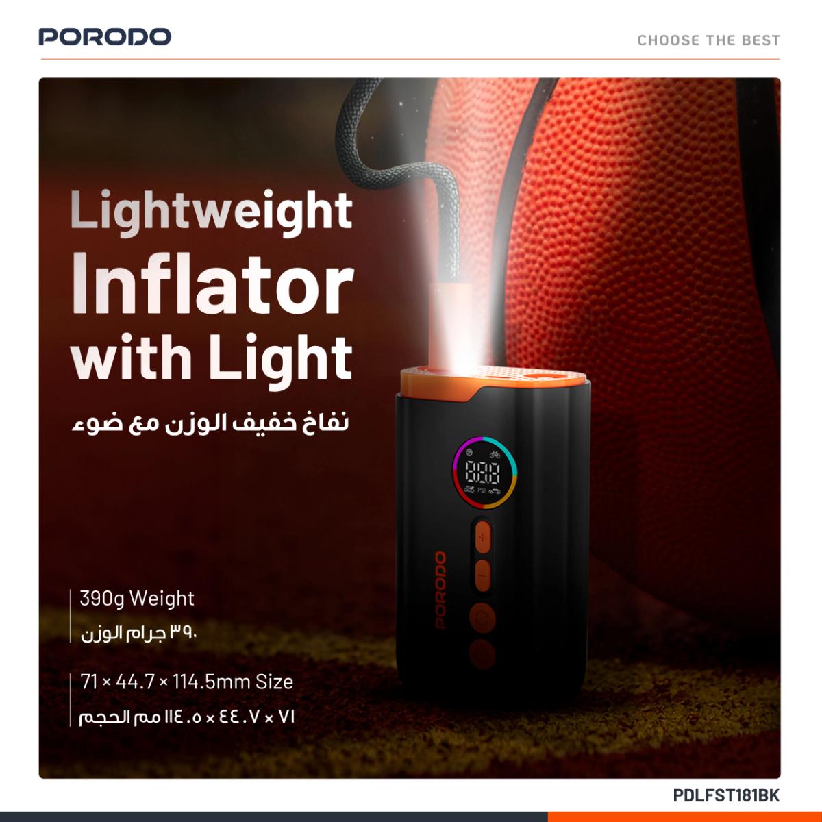 Porodo Lifestyle Electric Air Inflator