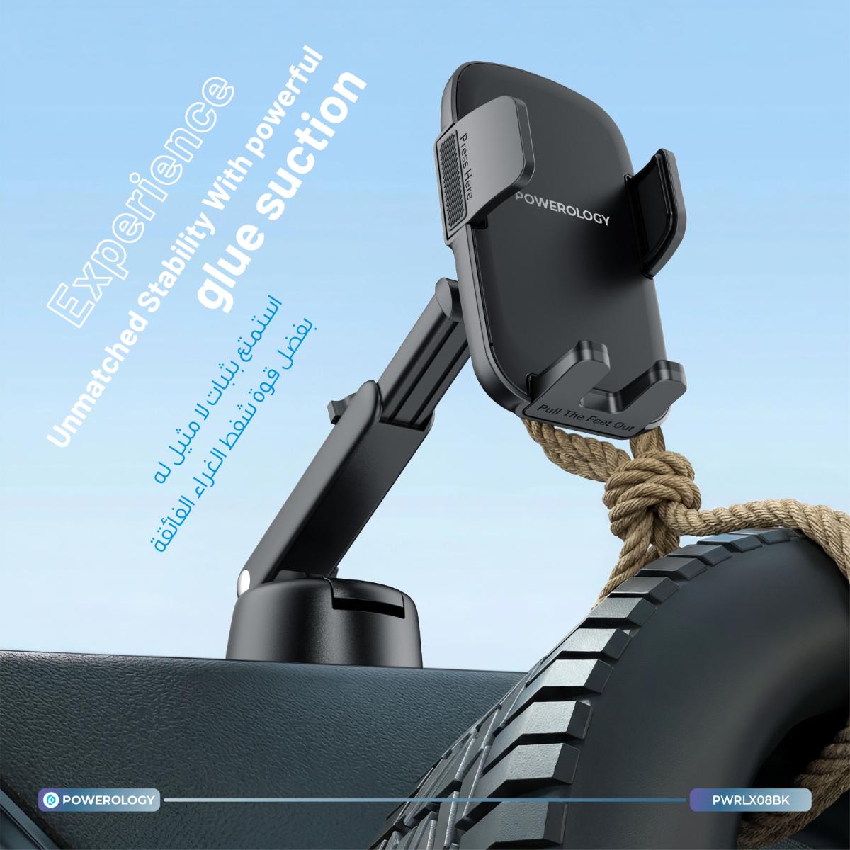 Powerology Raven Auto-Clamping Car Phone Mount
