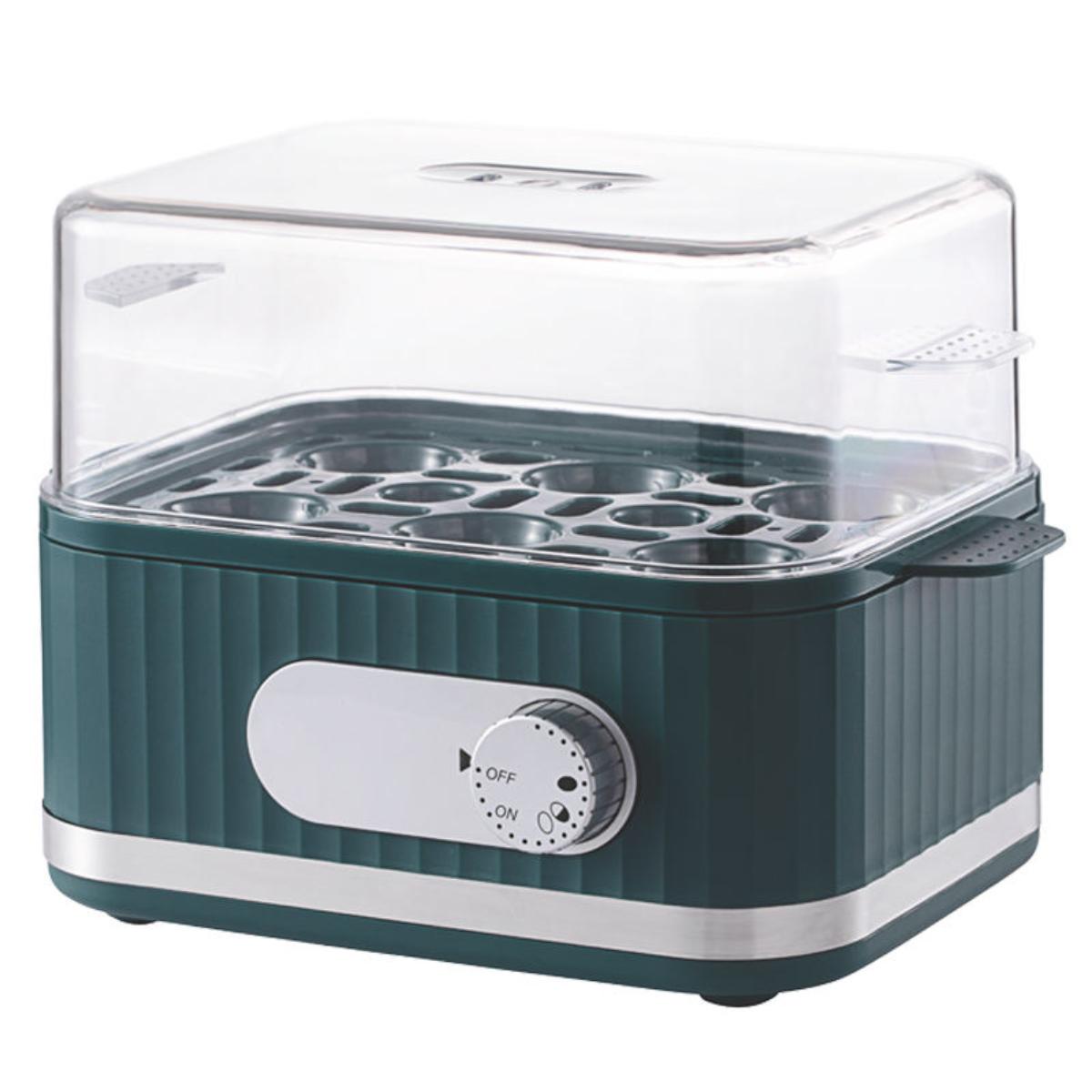 Electric Egg Cooker with Clear Lid