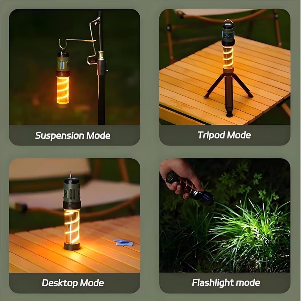 4-in-1 Rechargeable LED Camping Lantern