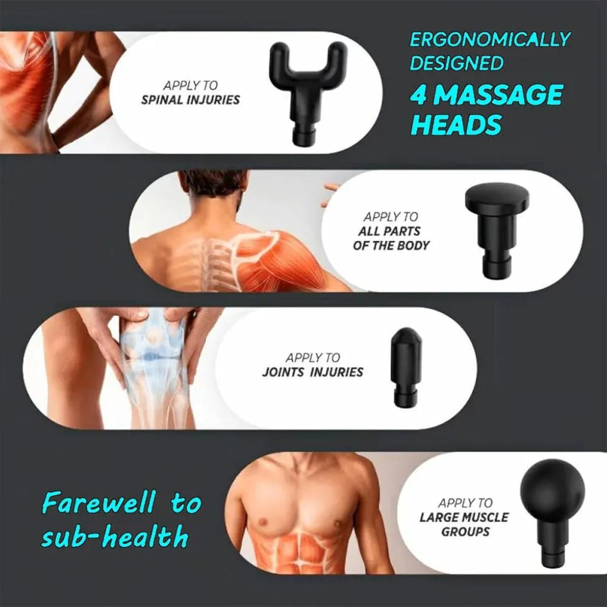 30W Massage Gun Deep Tissue Muscle Massager