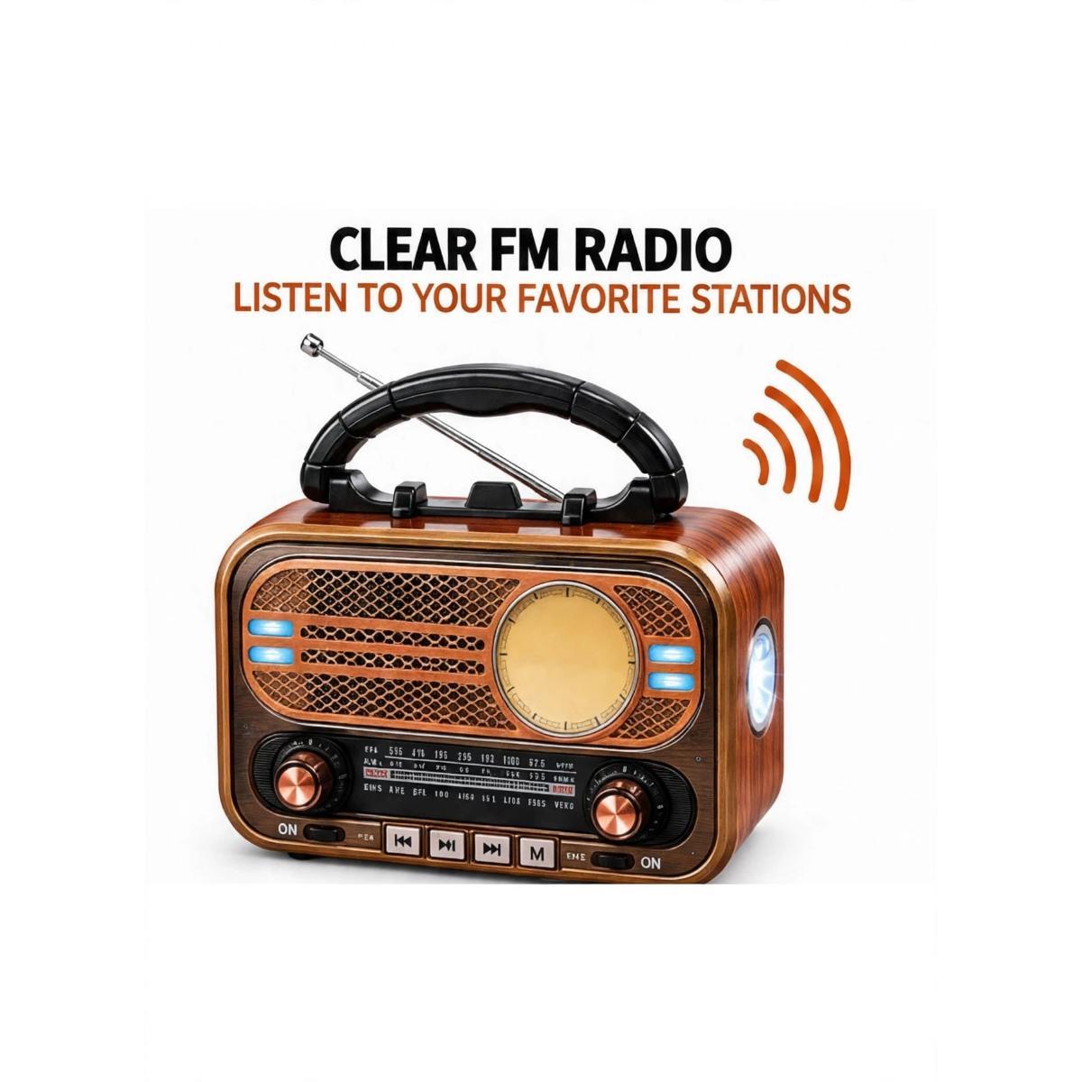 Retro Vintage Style FM Radio