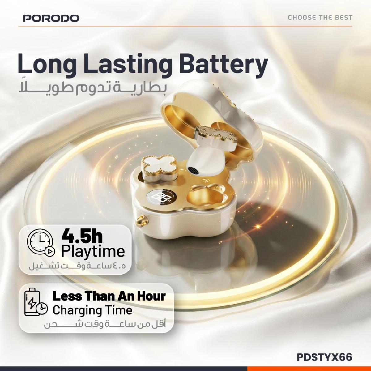 Porodo Soundtec Chic True Wireless Enc Earbuds