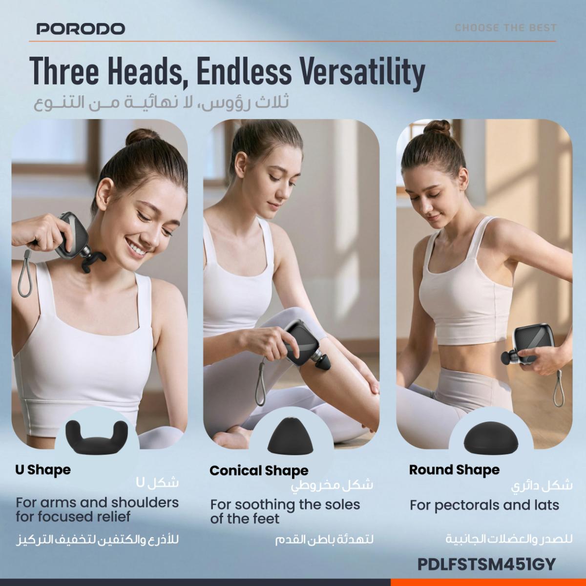 Porodo  Pocket-Sized Muscle Relief Massager