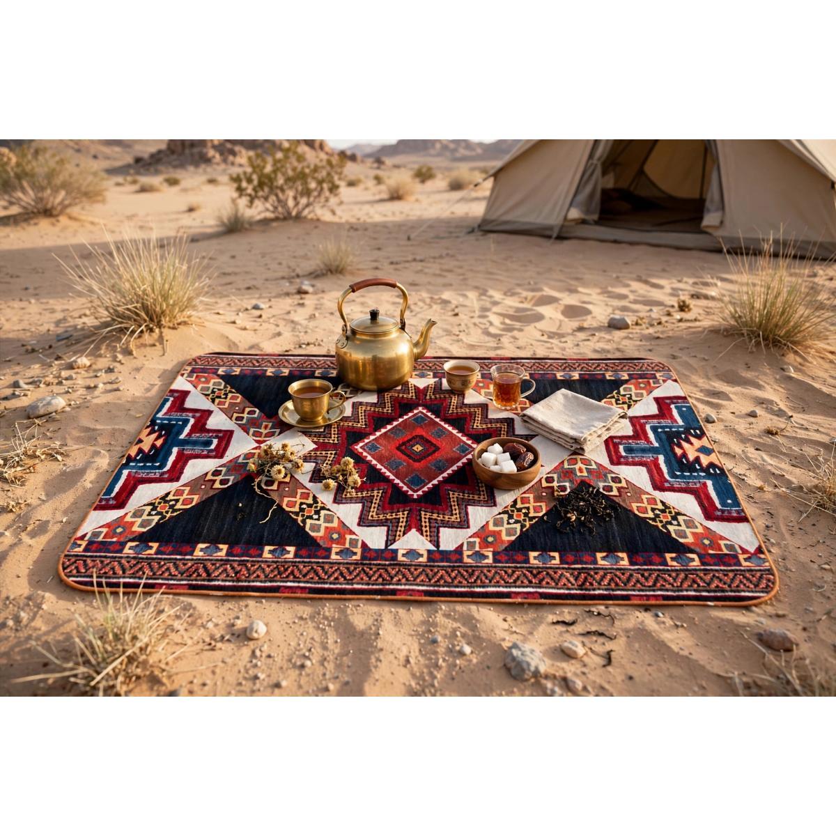 Tea Set Carpet for Camping