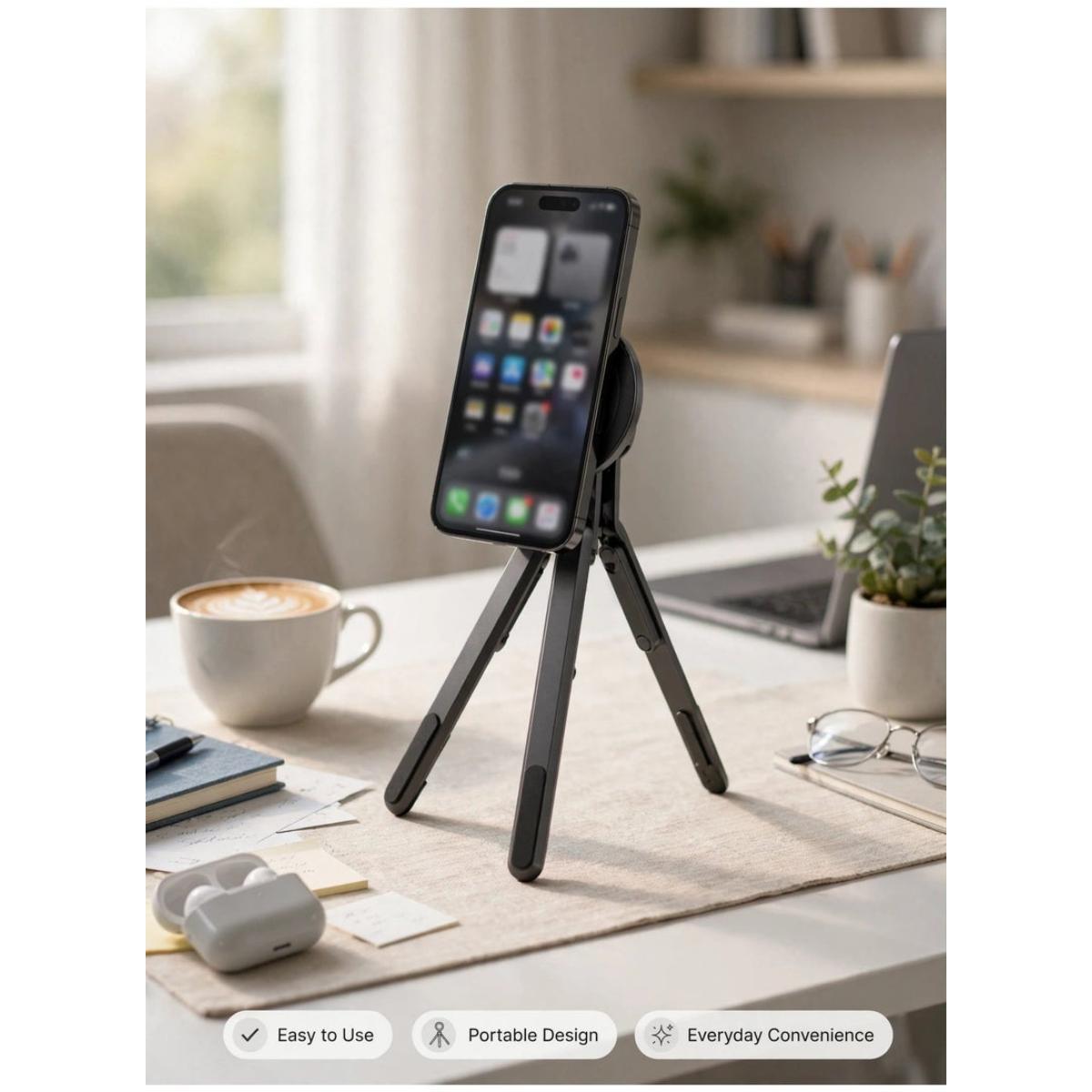 Foldable Magnetic Travel Phone Stand