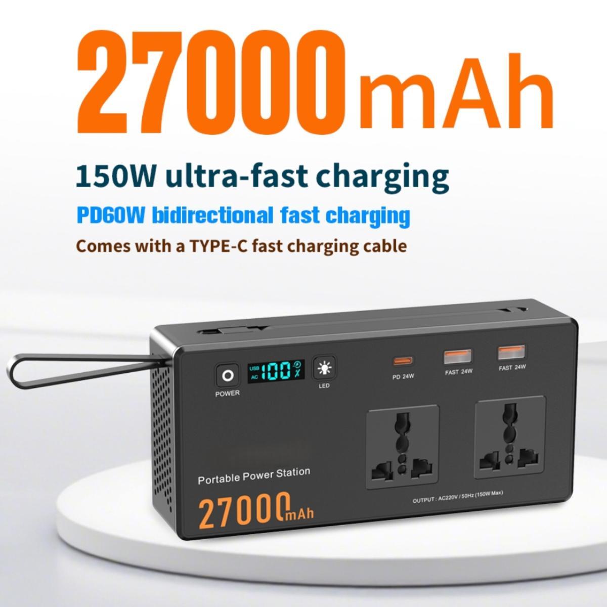 27000mAh Portable Power Station