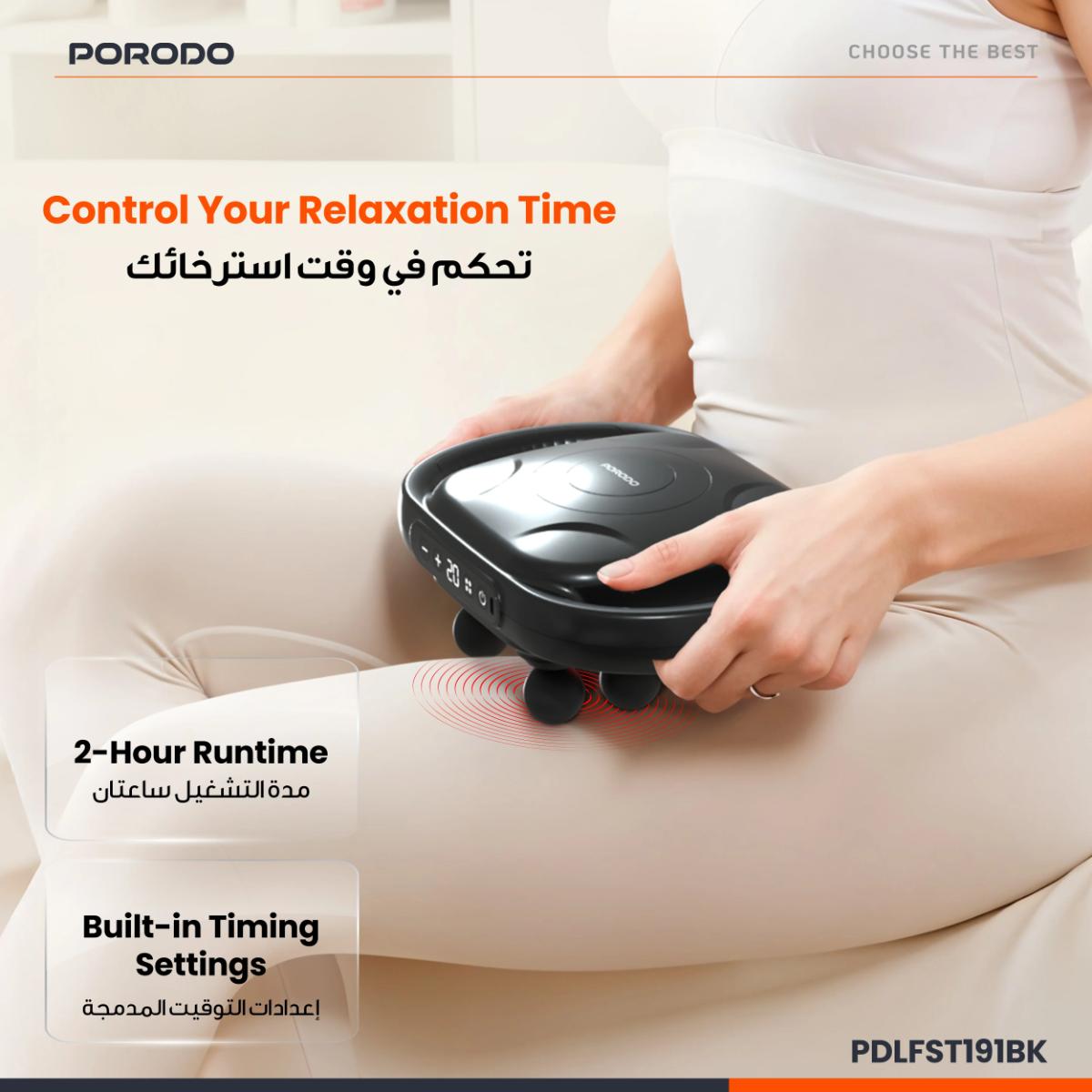 Porodo  Power Pulse 8-Head Massage Gun