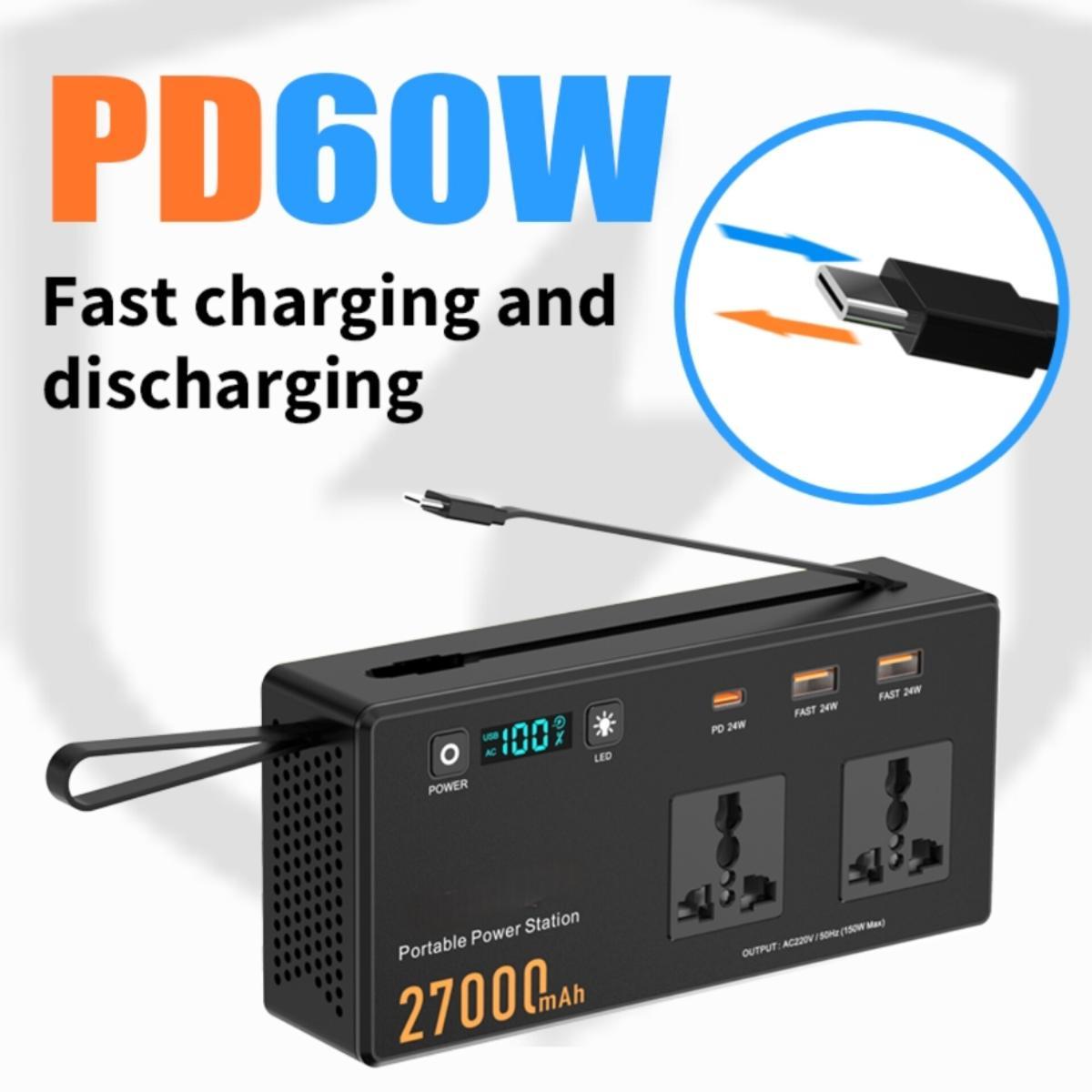27000mAh Portable Power Station