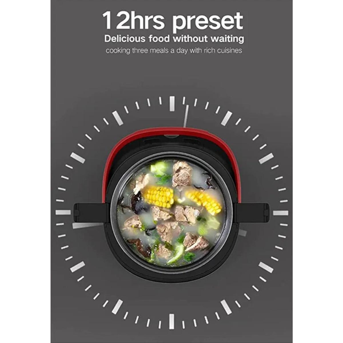 2L Portable Travel Multi-Cooker Food Warmer