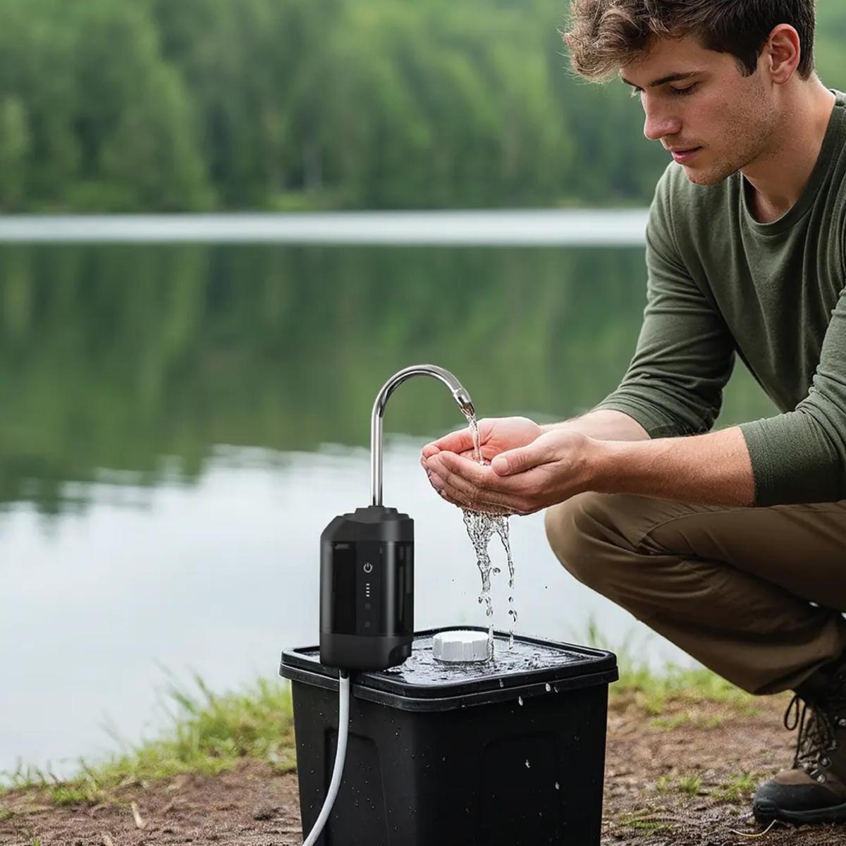 Smart Water Pump with Adjustable Tripod