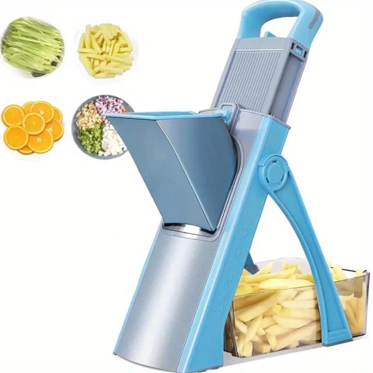 Hand-Safe Mandoline Vegetable Slicer
